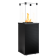 Газовый обогреватель PATIO/MINI/M/G31/37MBAR/CZ/P - стекло, черное тиснение, с ручным управлением